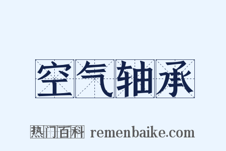空气轴承是什么意思的图片